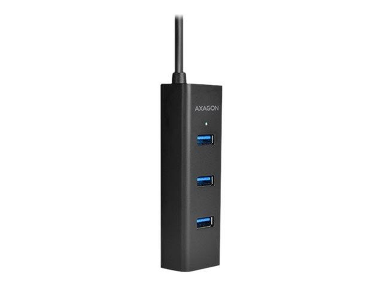 AXAGON HUE-S2C - hub - 4 ports USB-Hubs - USB 3.2 - 4 - Schwarz