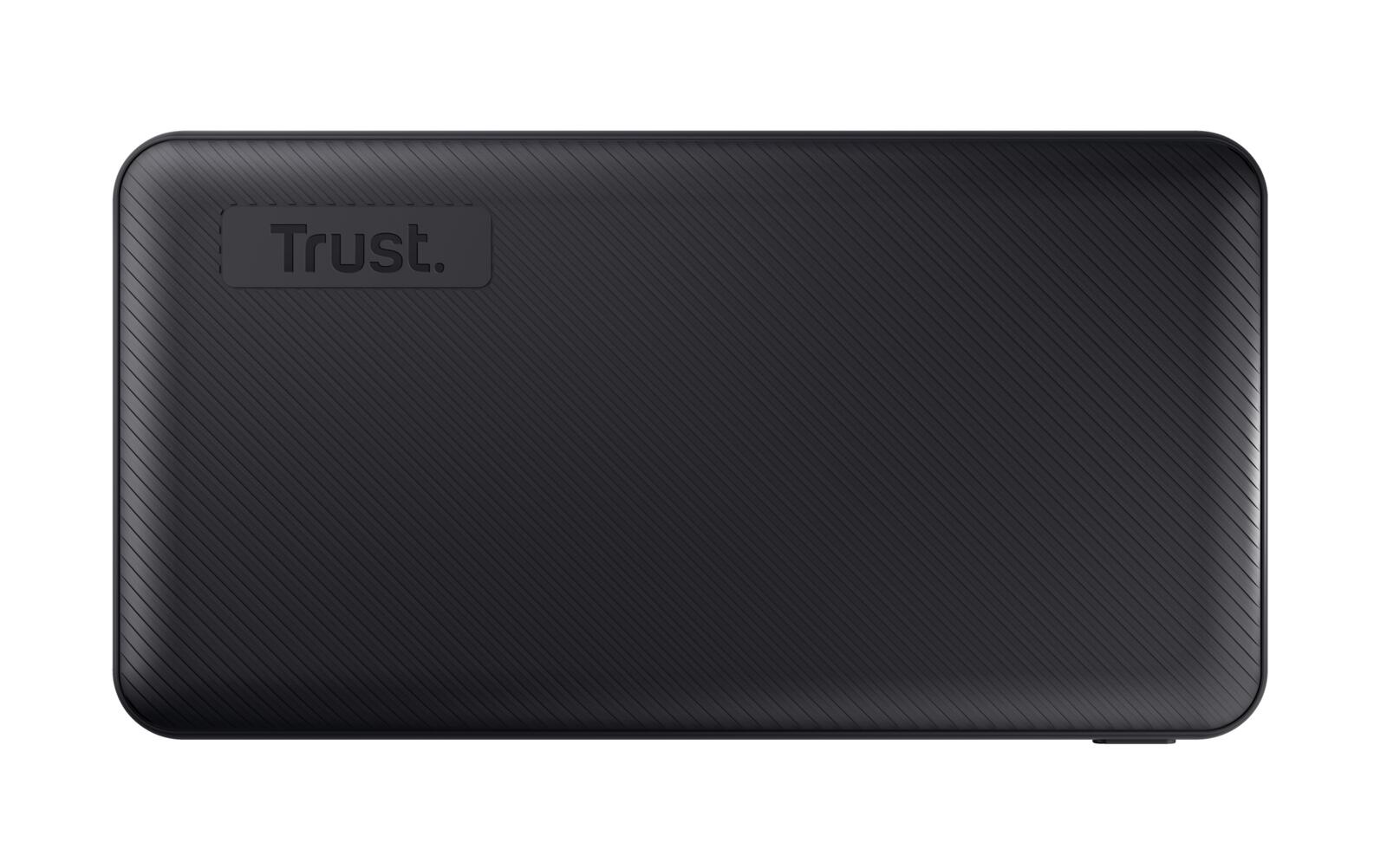 Trust Primo Ultradünne 10.000 mAhPowerbank - Schwarz