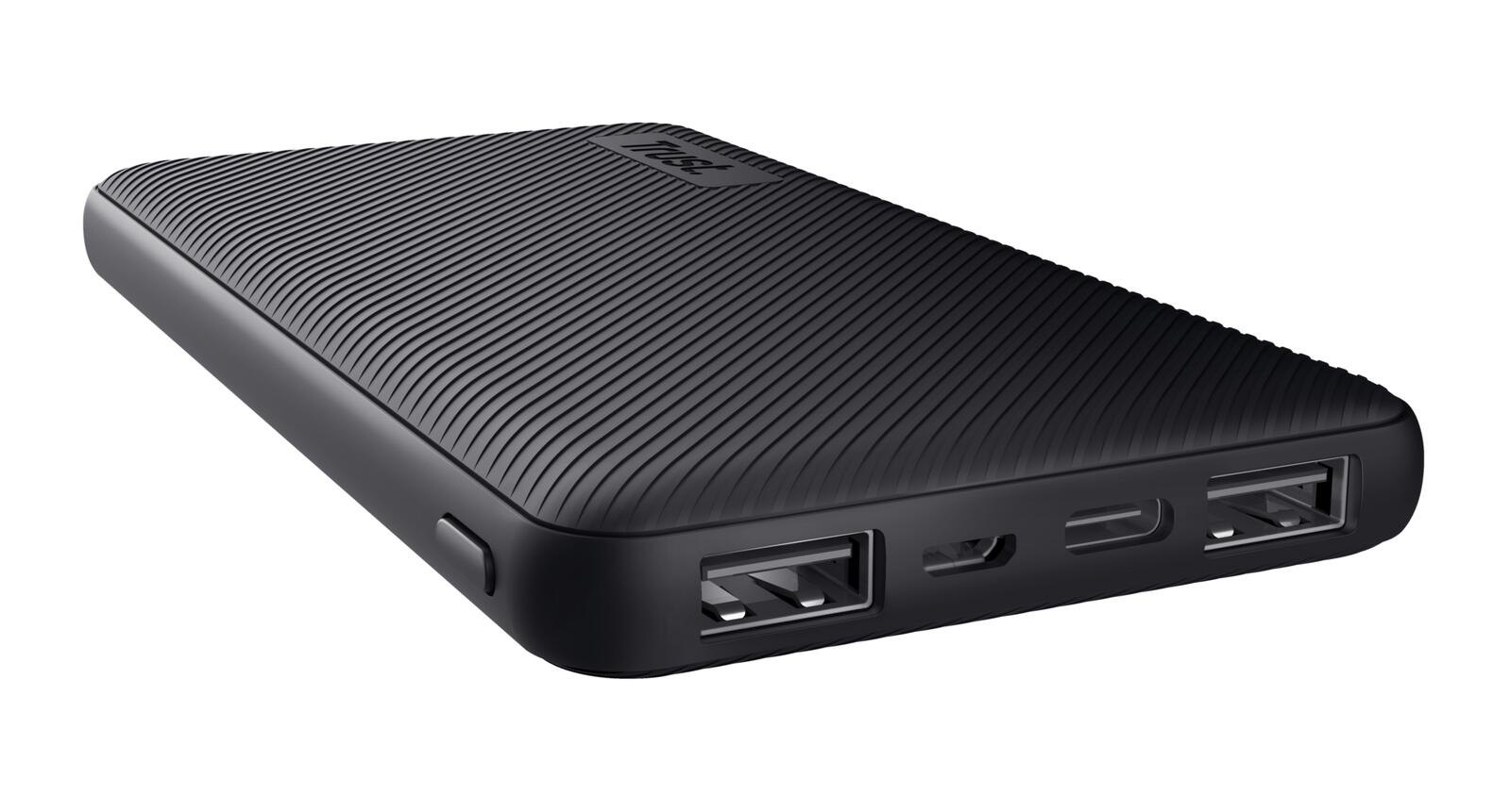 Trust Primo Ultradünne 10.000 mAhPowerbank - Schwarz