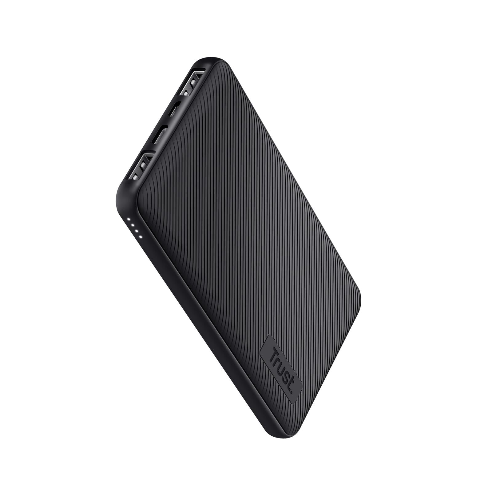 Trust Primo Ultradünne 10.000 mAhPowerbank - Schwarz
