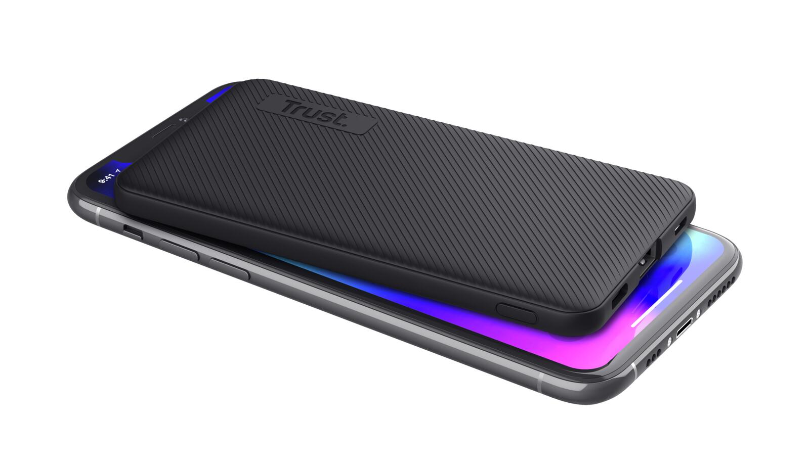 Trust Primo Ultradünne 5.000 mAh Powerbank - Schwarz