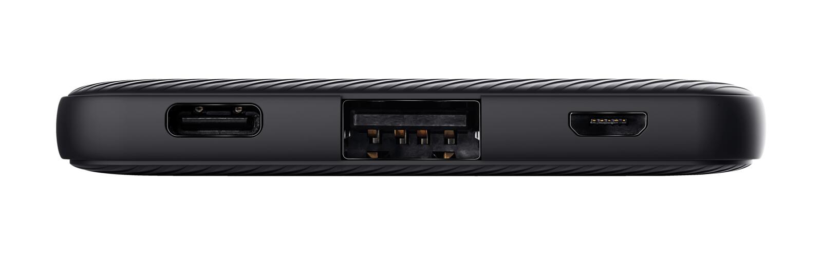 Trust Primo Ultradünne 5.000 mAh Powerbank - Schwarz