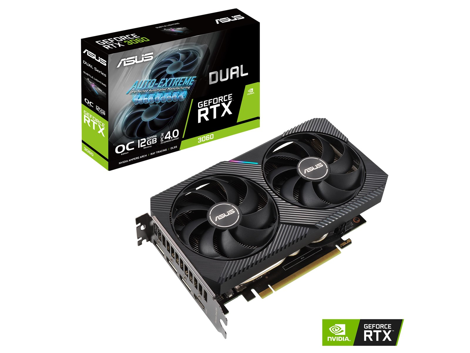 ASUS GeForce RTX 3060 DUAL OC V2 LHR - 12GB GDDR6 RAM - Grafikkarte