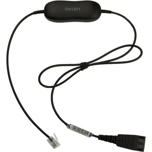 Jabra GN1221 Sound Limiter Headset Kabel mit Quick Disconnect
