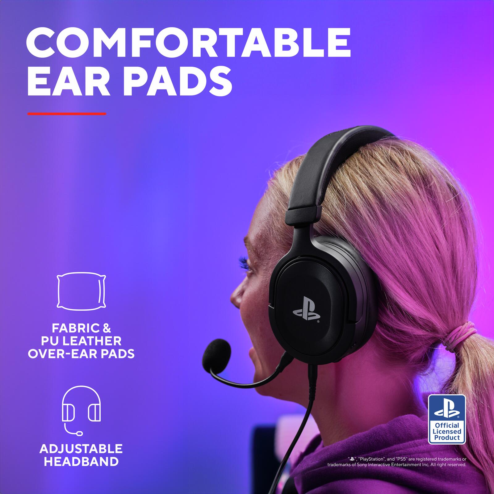 Trust Gaming GXT 498 Forta Gaming-Headset für PS5™ - Schwarz