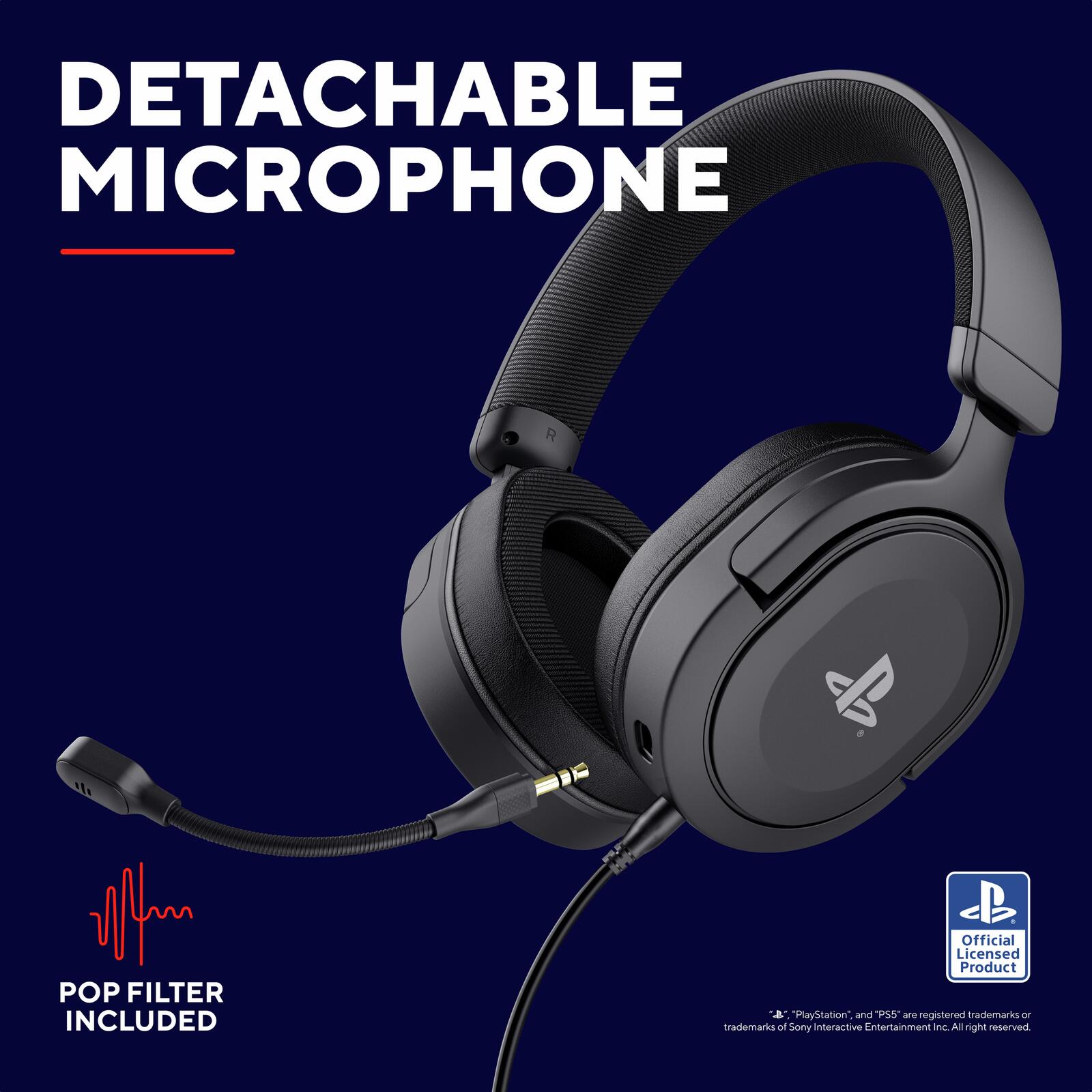 Trust Gaming GXT 498 Forta Gaming-Headset für PS5™ - Schwarz