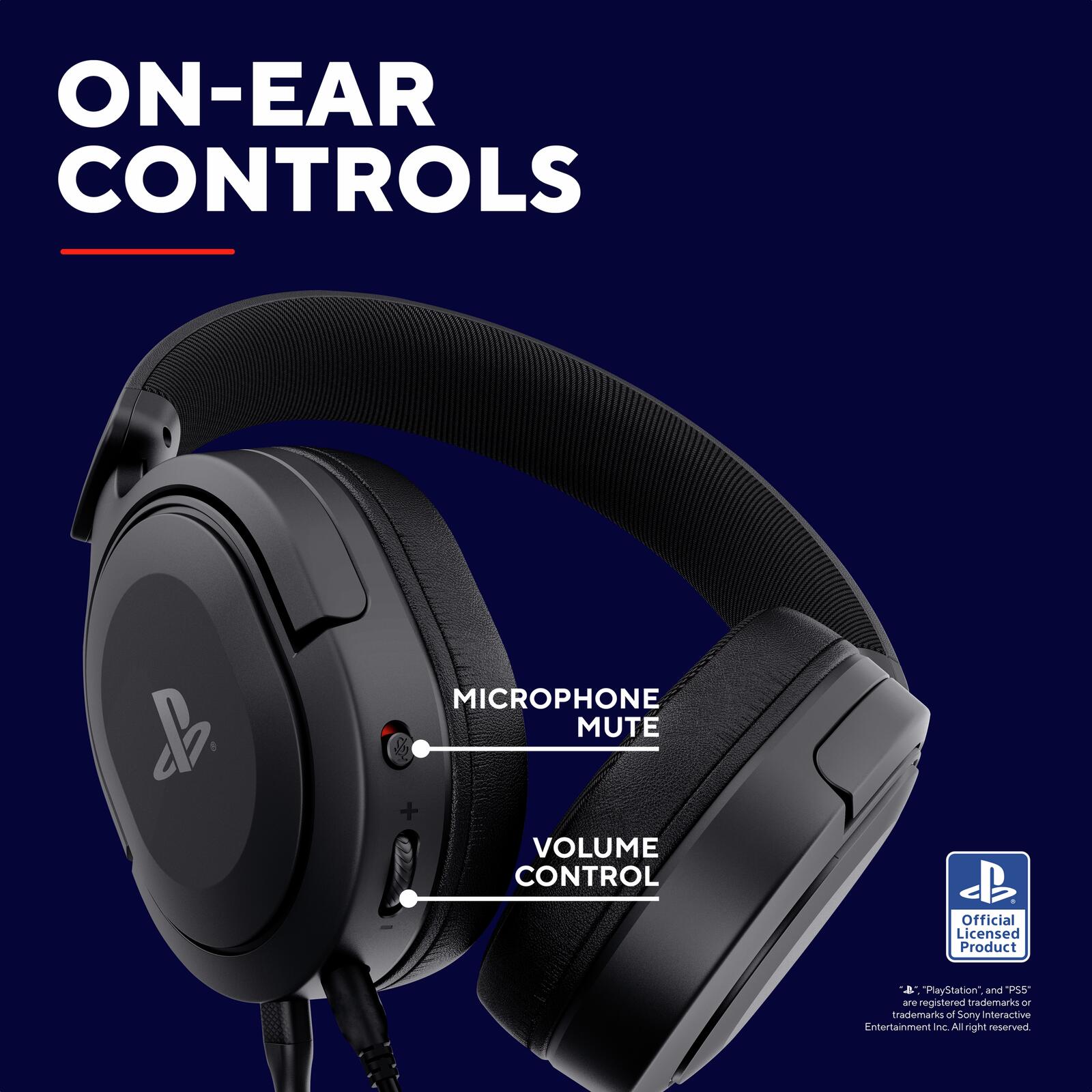 Trust Gaming GXT 498 Forta Gaming-Headset für PS5™ - Schwarz
