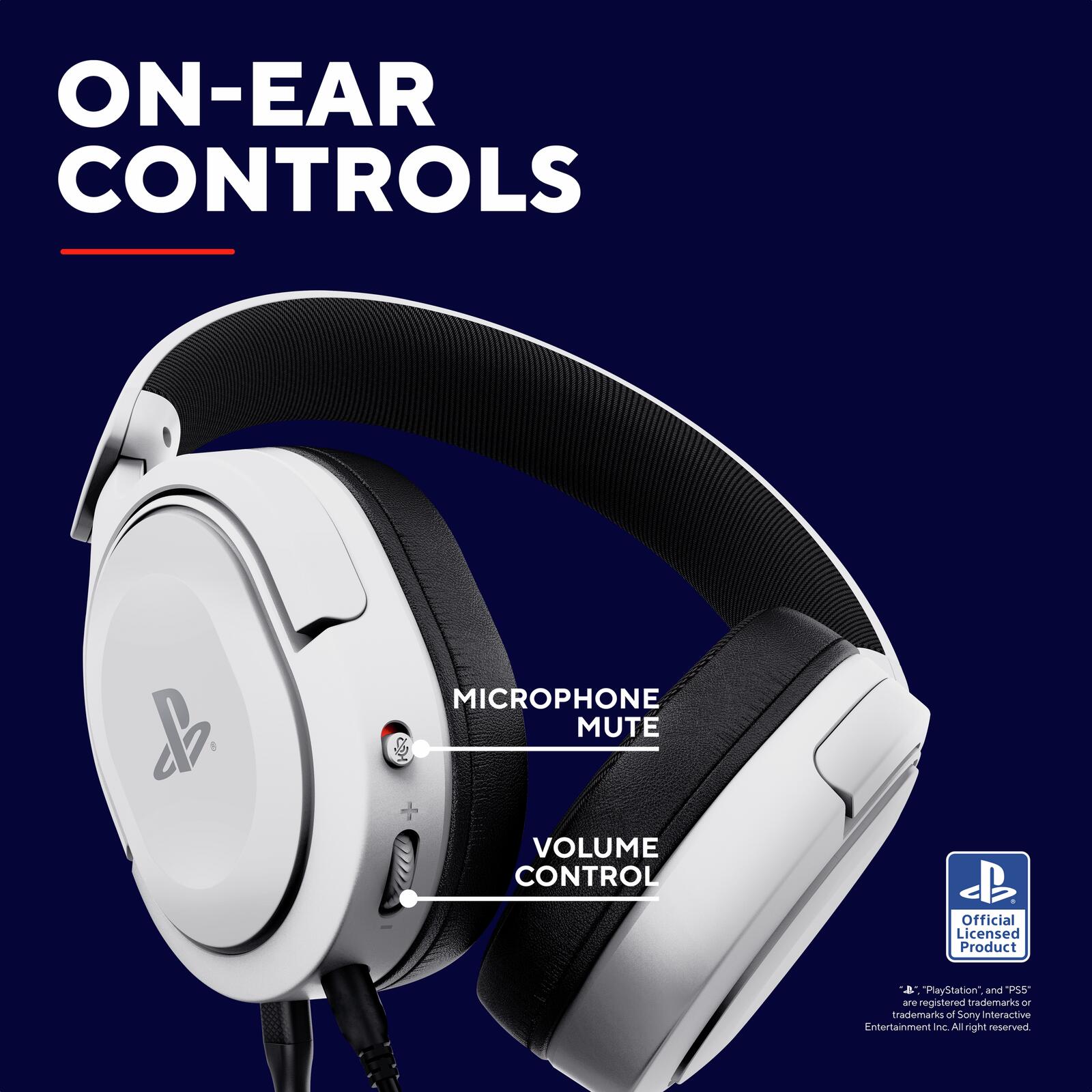 Trust Gaming GXT 498W Forta Gaming-Headset für PS5™ - Weiß