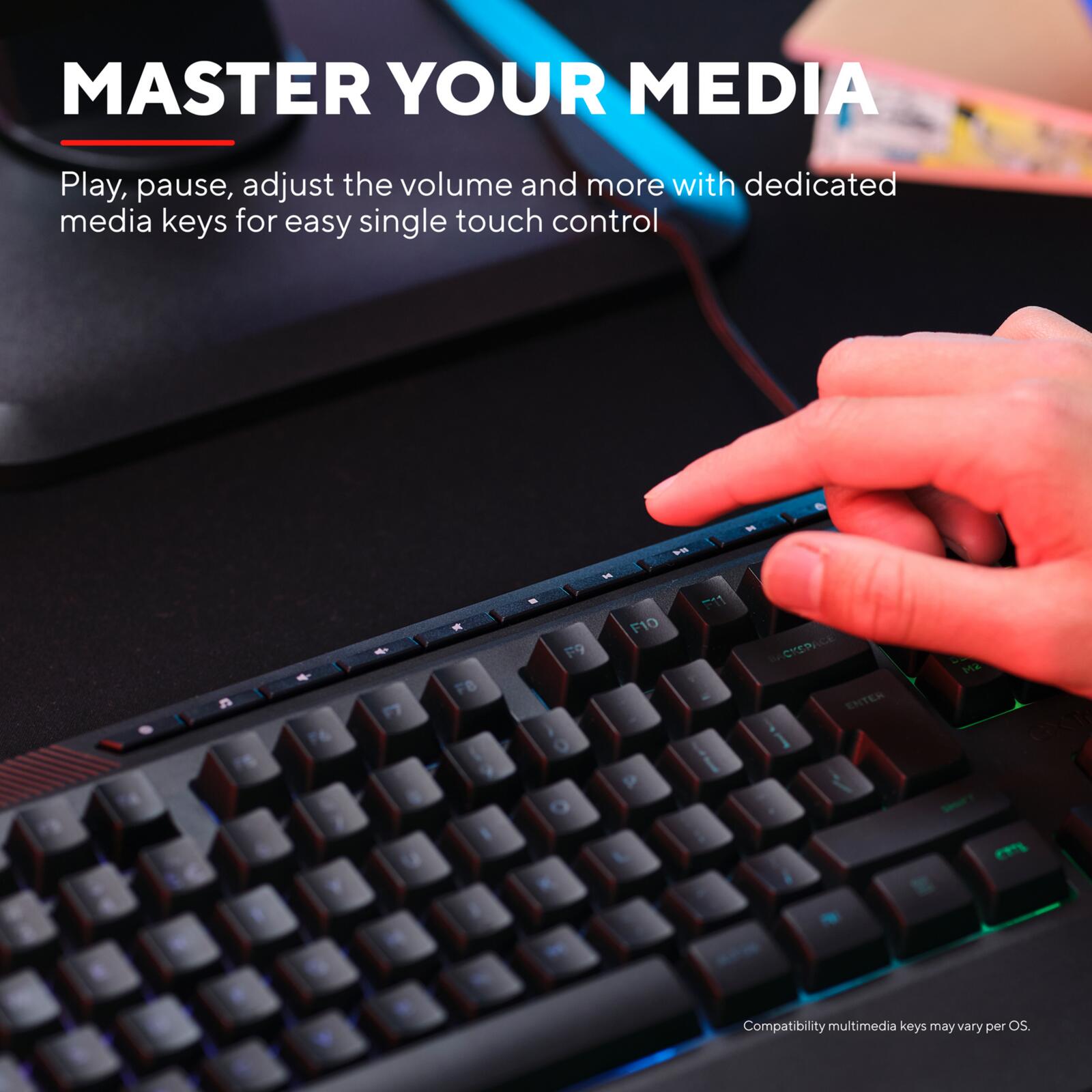 Trust GXT 836 Evocx Gaming-Tastatur, DE Layout