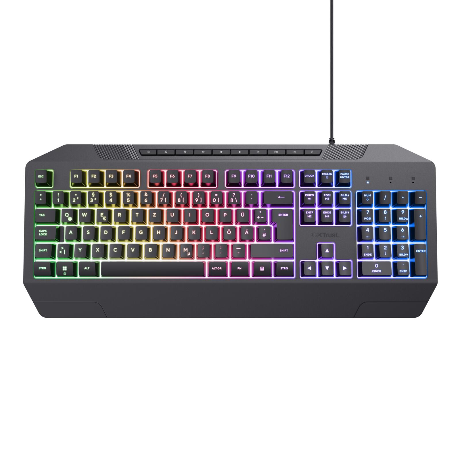 Trust GXT 836 Evocx Gaming-Tastatur, DE Layout