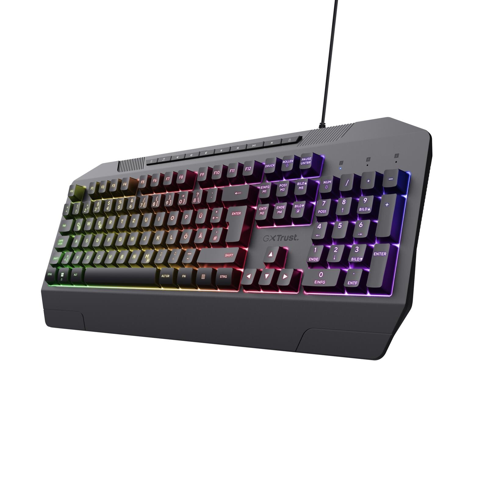 Trust GXT 836 Evocx Gaming-Tastatur, DE Layout