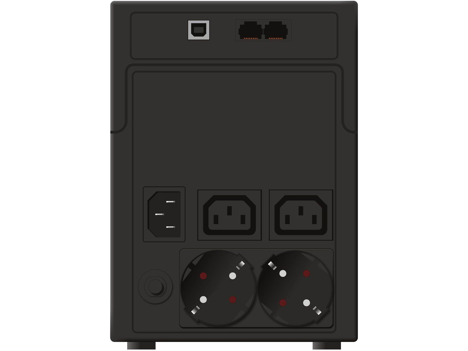 BlueWalker 10120097 - PowerWalker VI SHL - 1200VA/600W - Line Interactive UPS