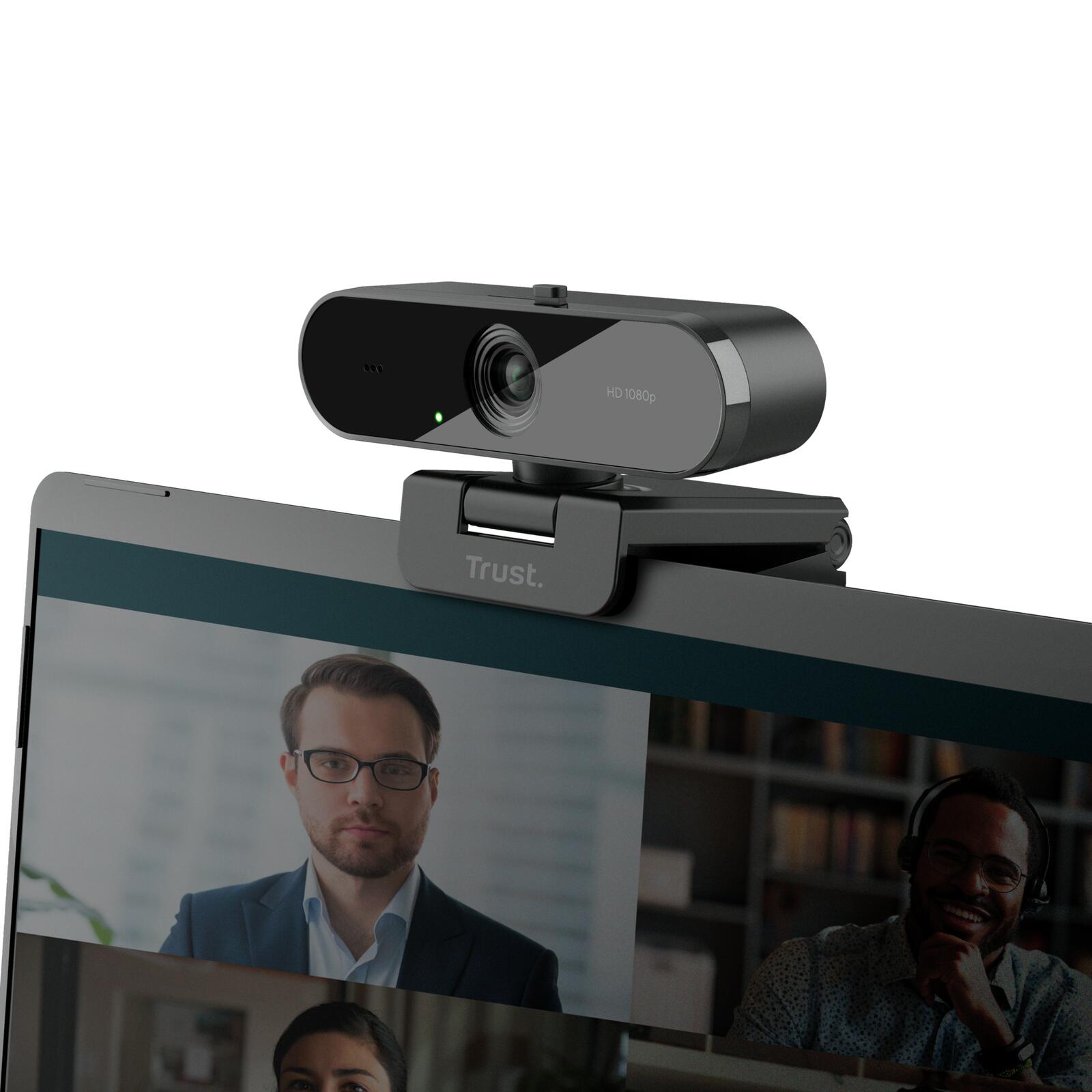 B-WARE Trust TW-200 Full HD-Webcam - Schwarz