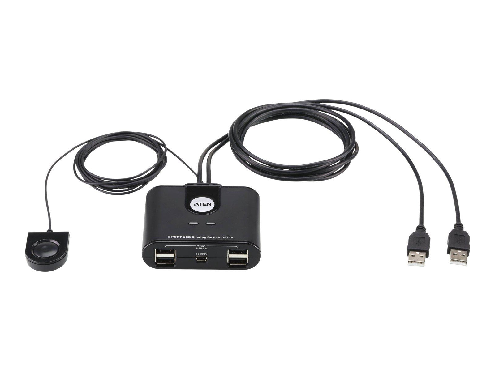 ATEN US224 2-Port USB Peripheral Sharing Device USB-Hubs