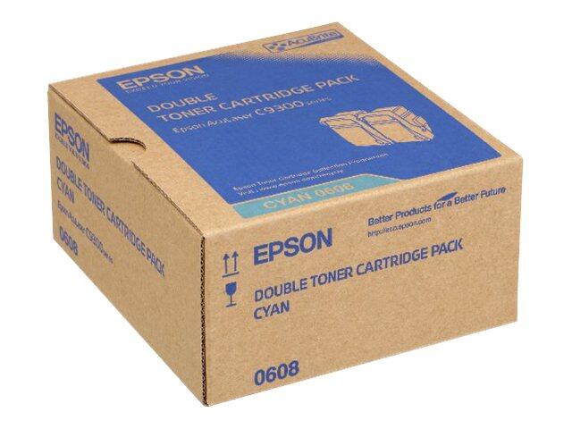Epson Original Doppelpack Toner cyan 15.000 Seiten (C13S050608)