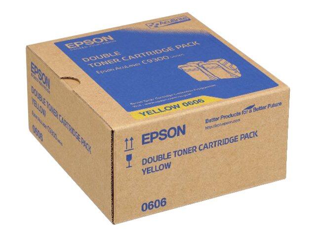 Epson Original Doppelpack Toner gelb 15.000 Seiten (C13S050606)