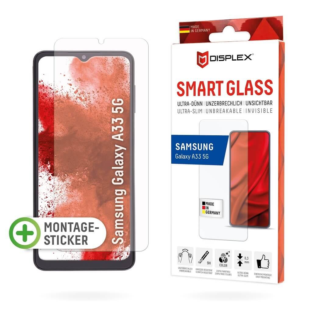 DISPLEX Smart Glass Displayschutzfolie für Samsung Galaxy A33 5G