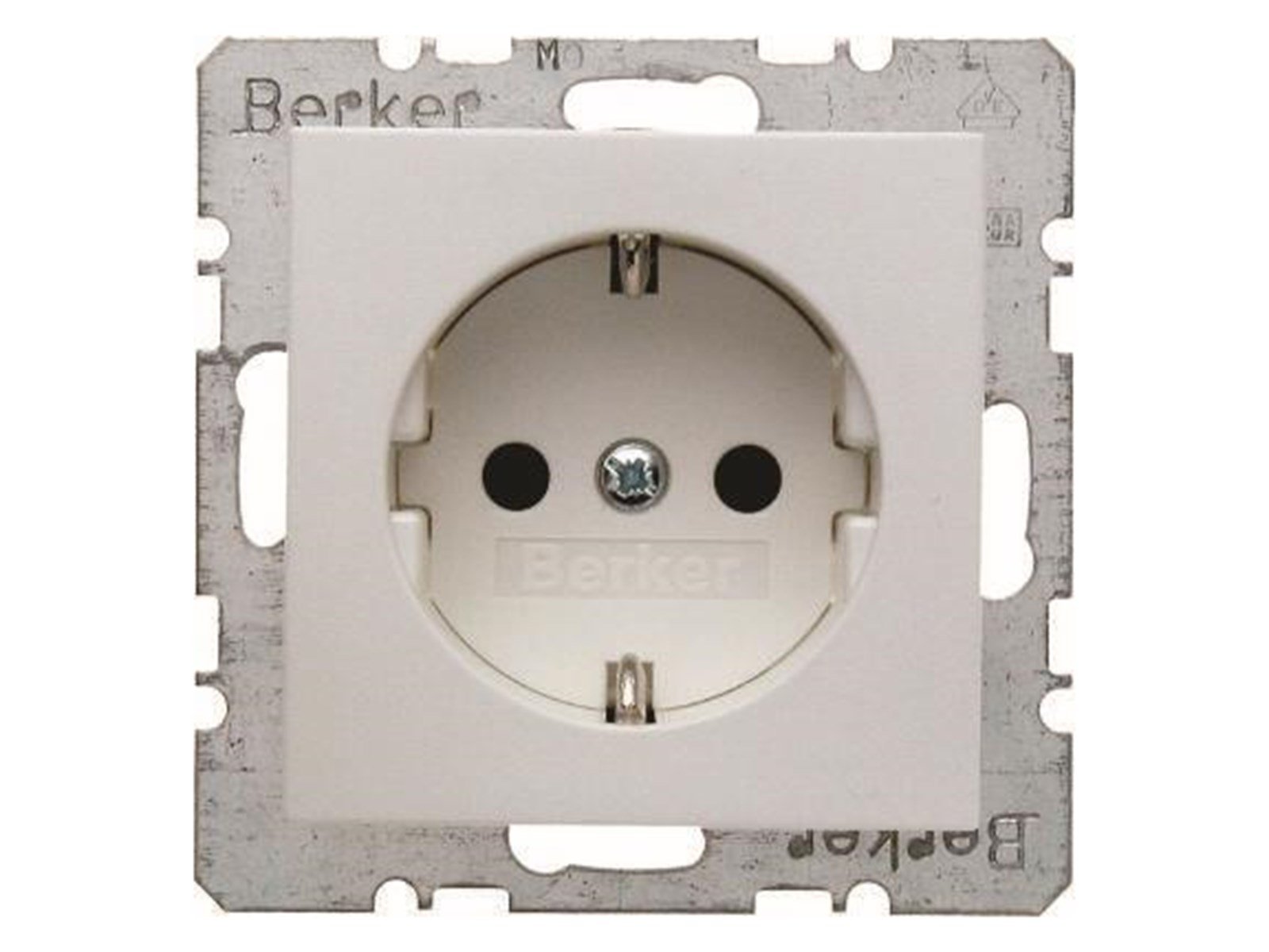 Berker Schuko socket outlet s1/b3/b7 polar white