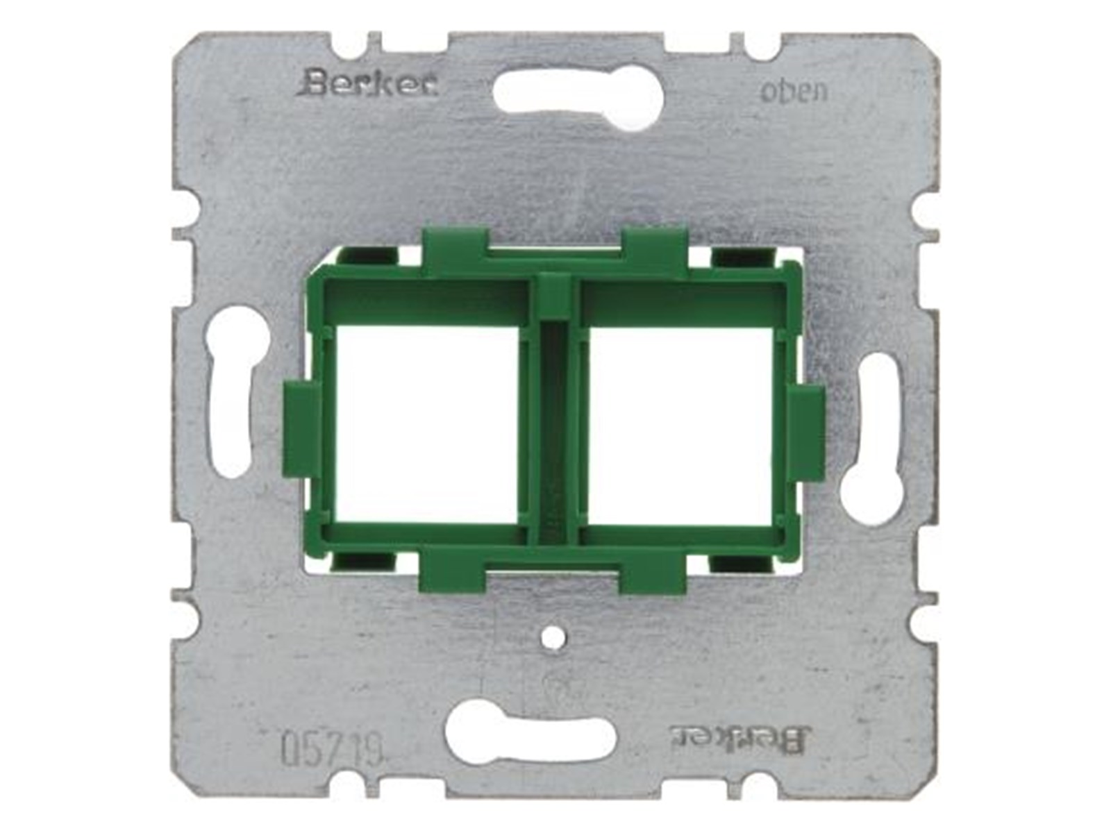 Berker Supporting plate 2gang for modular jacks