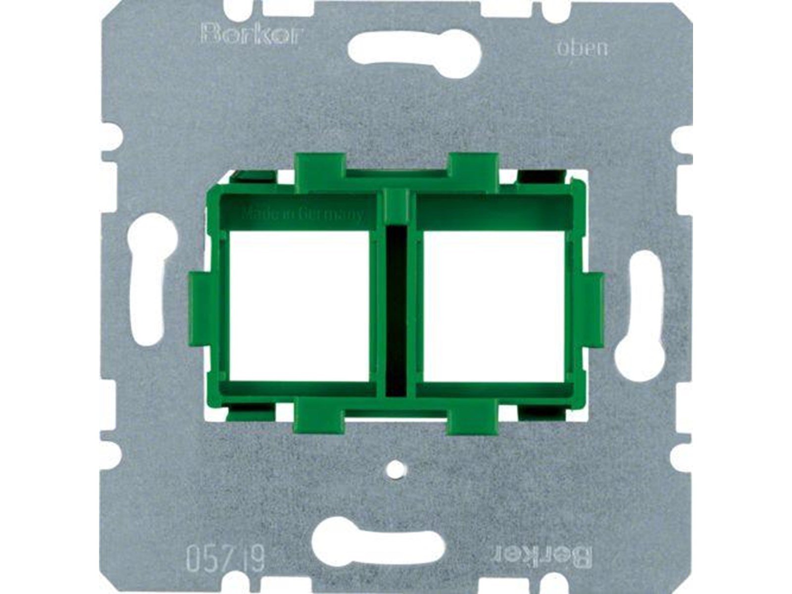 Berker Supporting plate 2gang for modular jacks
