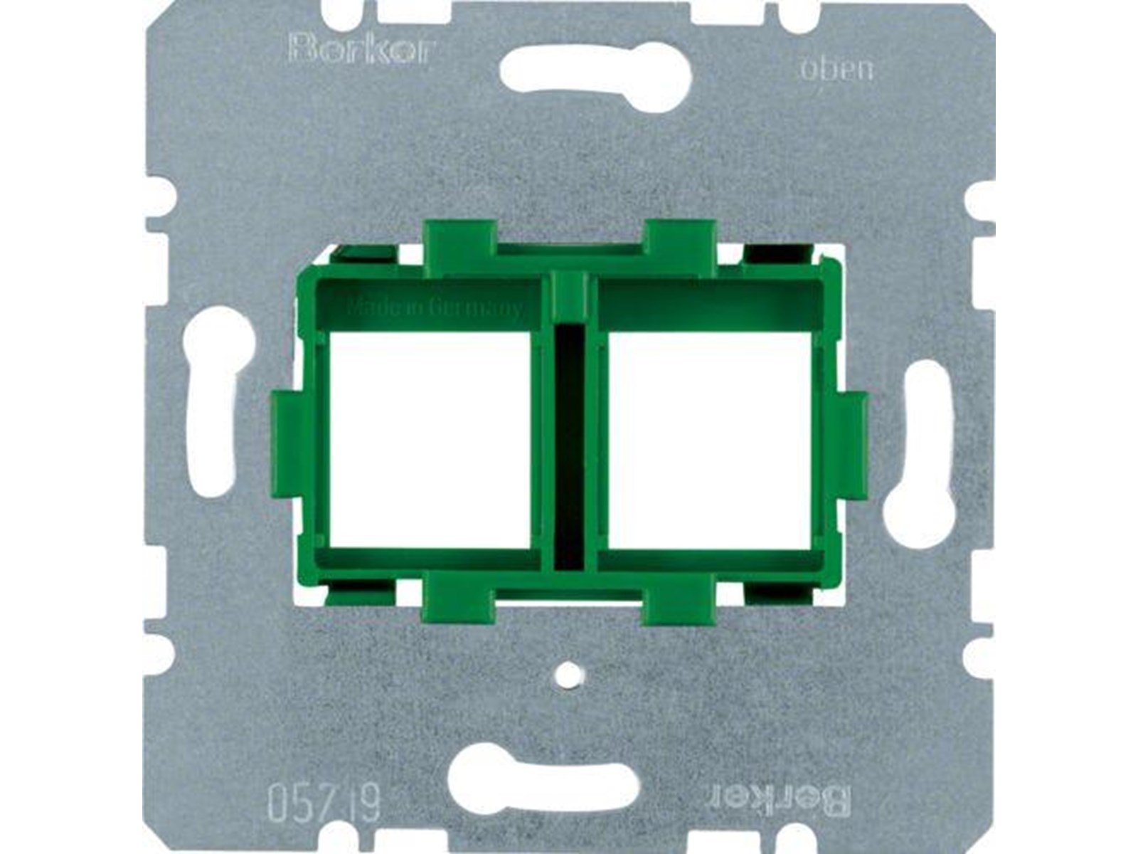 Berker Supporting plate 2gang for modular jacks
