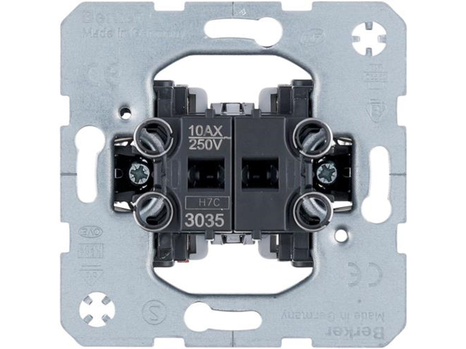 Berker Rocker switch 2gang light control