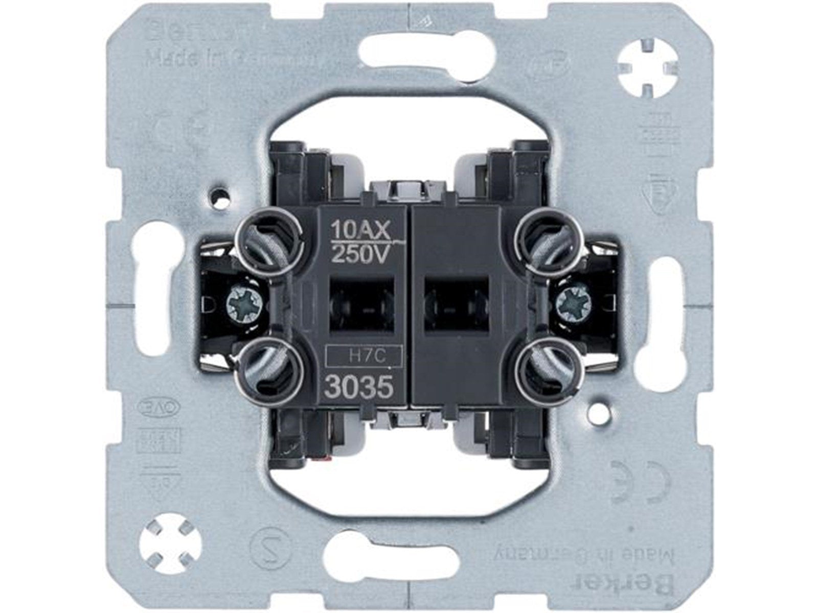 Berker Rocker switch 2gang light control