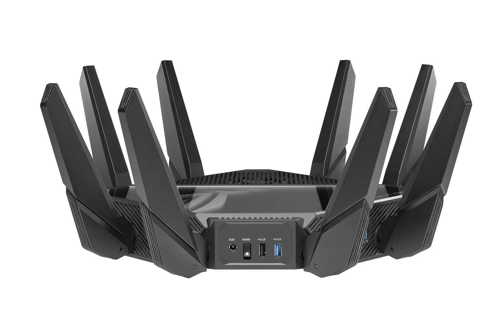 ASUS ROG Router GT-AXE16000 Rapture Quad-Band 6GHz WiFi 6E 10G Ethernet (90IG06W0-MU2A10)