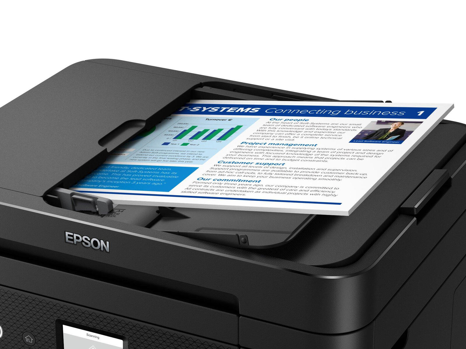 Epson WorkForce WF-2960 Tintenstrahl-Multifunktionsgerät