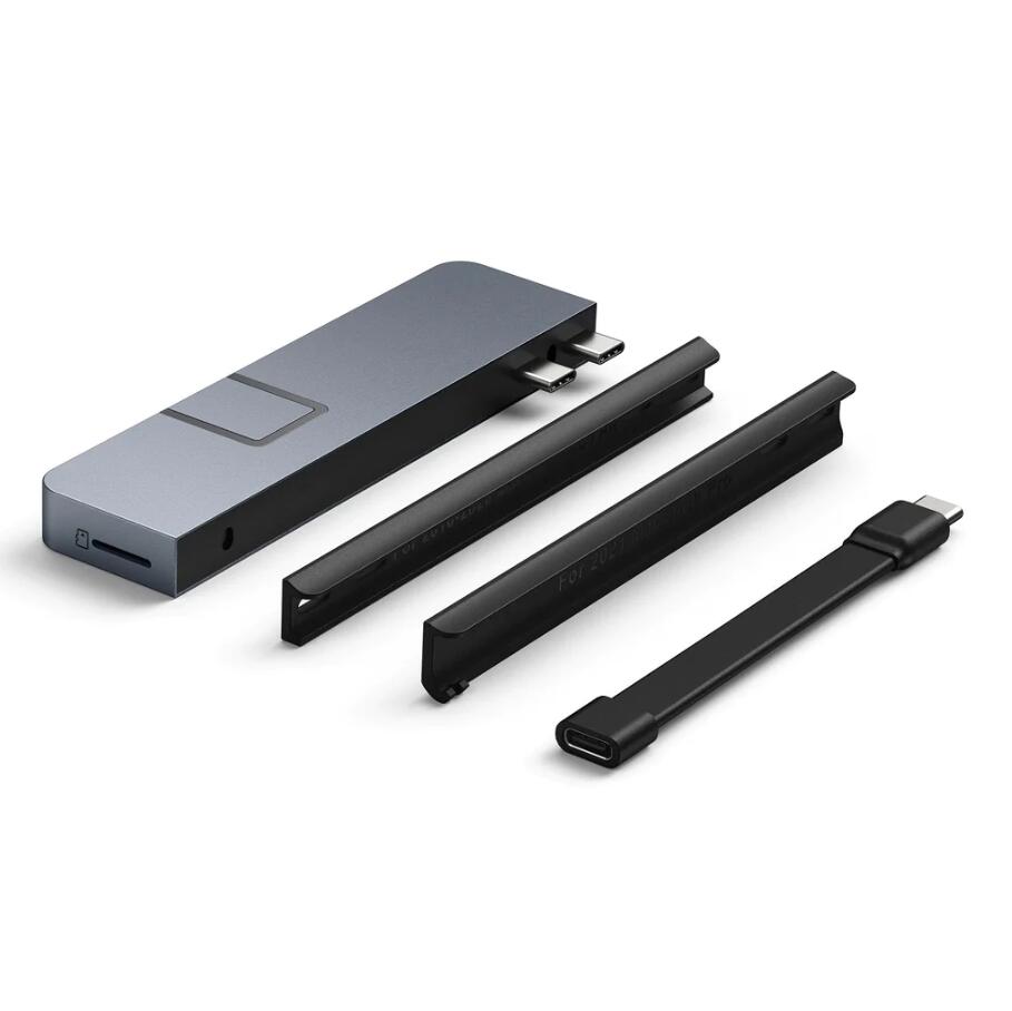 HyperDrive DUO PRO 7-in-2 USB-C Hub - Grau