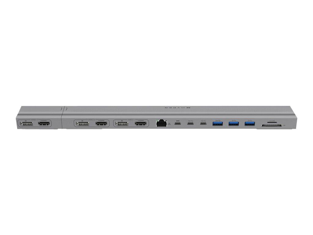 HyperDrive Dockingstation - USB-C, USB-A, HDMI, DisplayPort, RJ45, microSDXC, SDXC