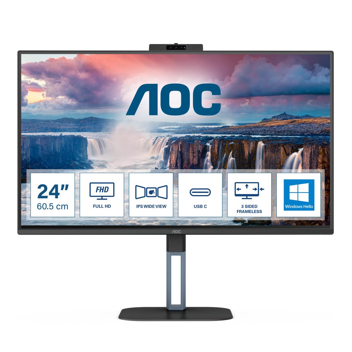 AOC 24V5CW Monitor 60,45 cm ( 23,8 Zoll)