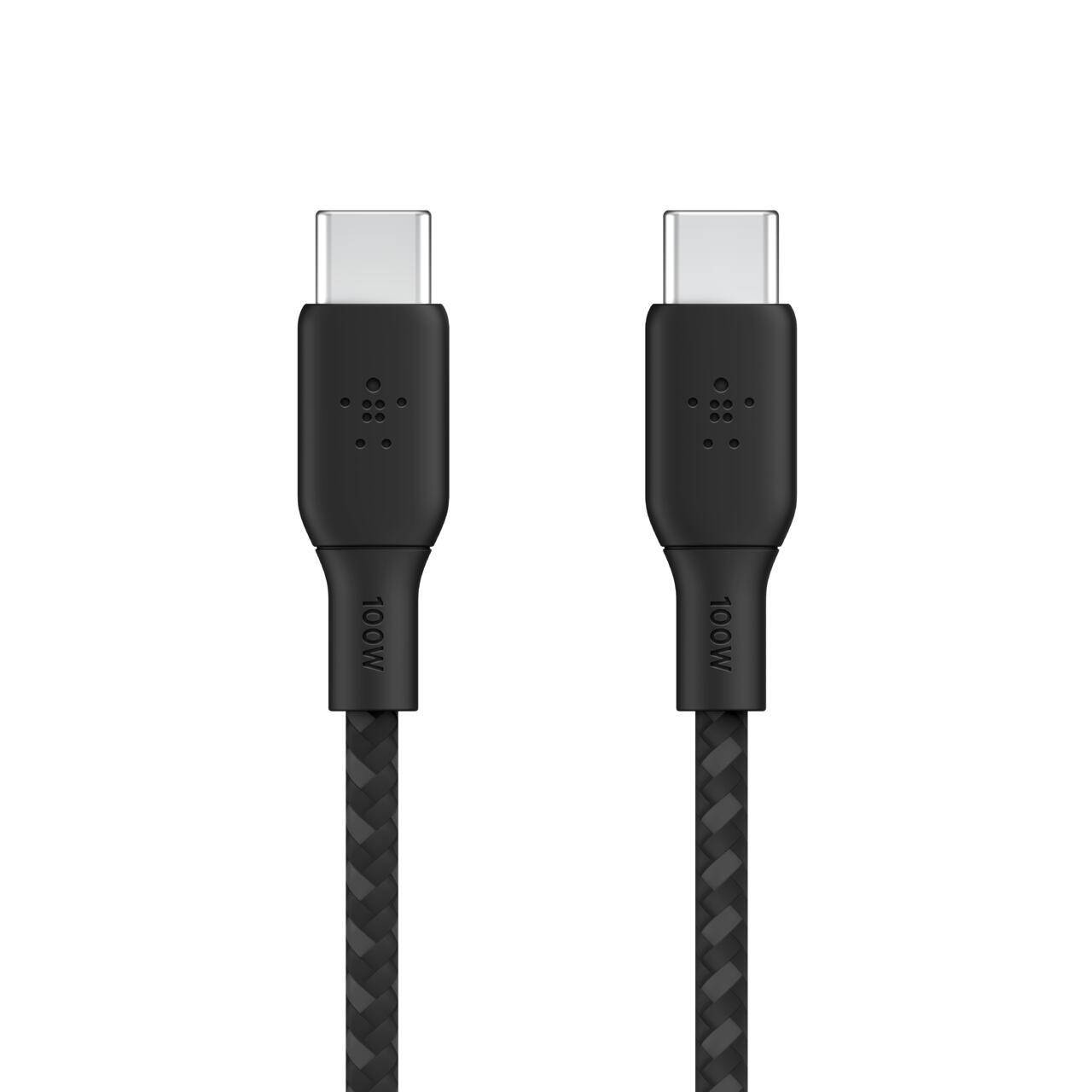 Belkin Boost Charge USB-C auf USB-C Kabel 100W (2m, Schwarz)