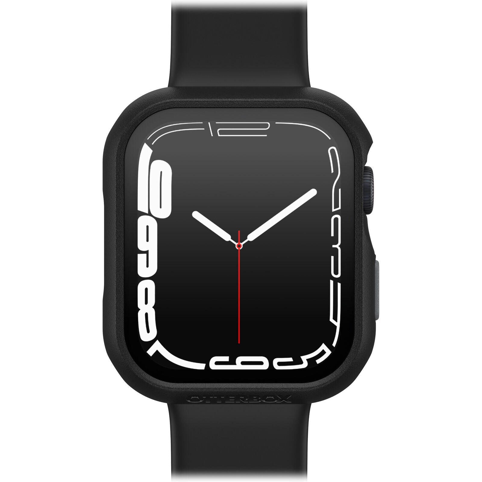 OtterBox Eclipse Case mit Displayschutz für die Apple Watch 7-9, 41mm - Pavement (Schwarz)