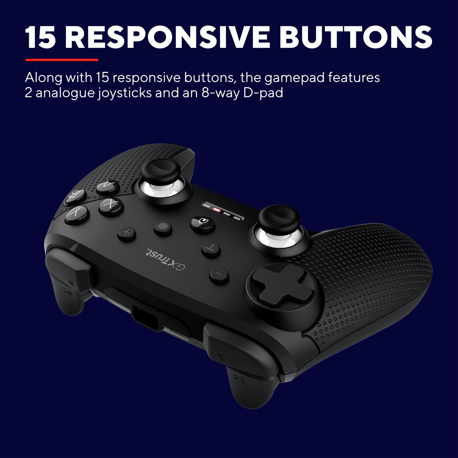 Trust Gaming GXT 542 Muta Kabelloser Gaming-Controller - Schwarz