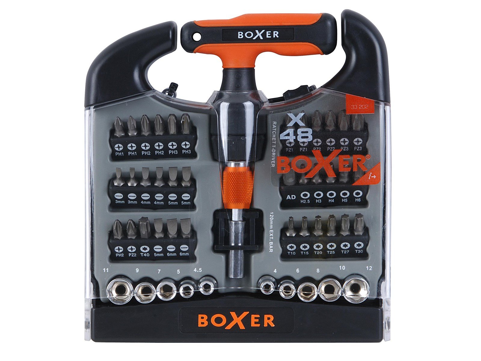 Boxer Socket and bit set - 48 pieces