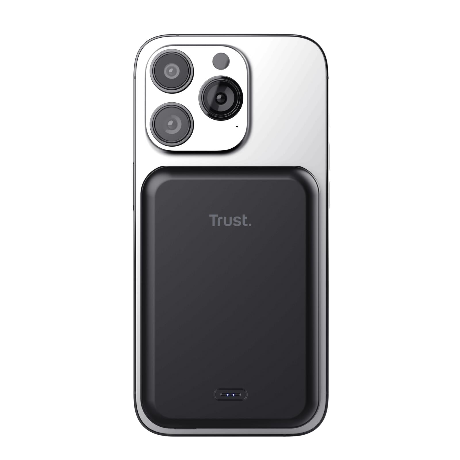 Trust Magno Magnetische kabellose 5.000 mAh-Powerbank - Schwarz