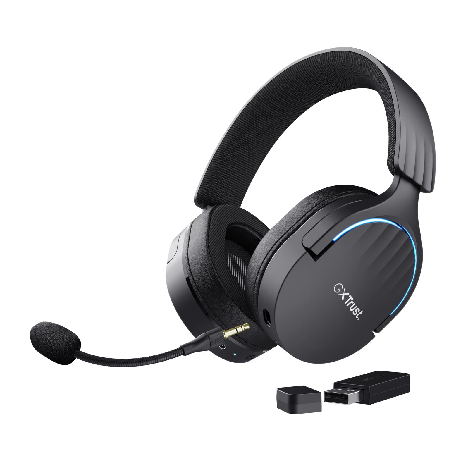 Trust Fayzo Wireless-Gaming-Headset-Schwarz