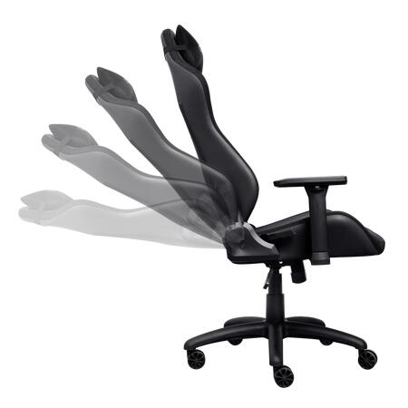 Trust Gaming GXT 714 Ruya Komfortabler Gaming-Stuhl - Schwarz