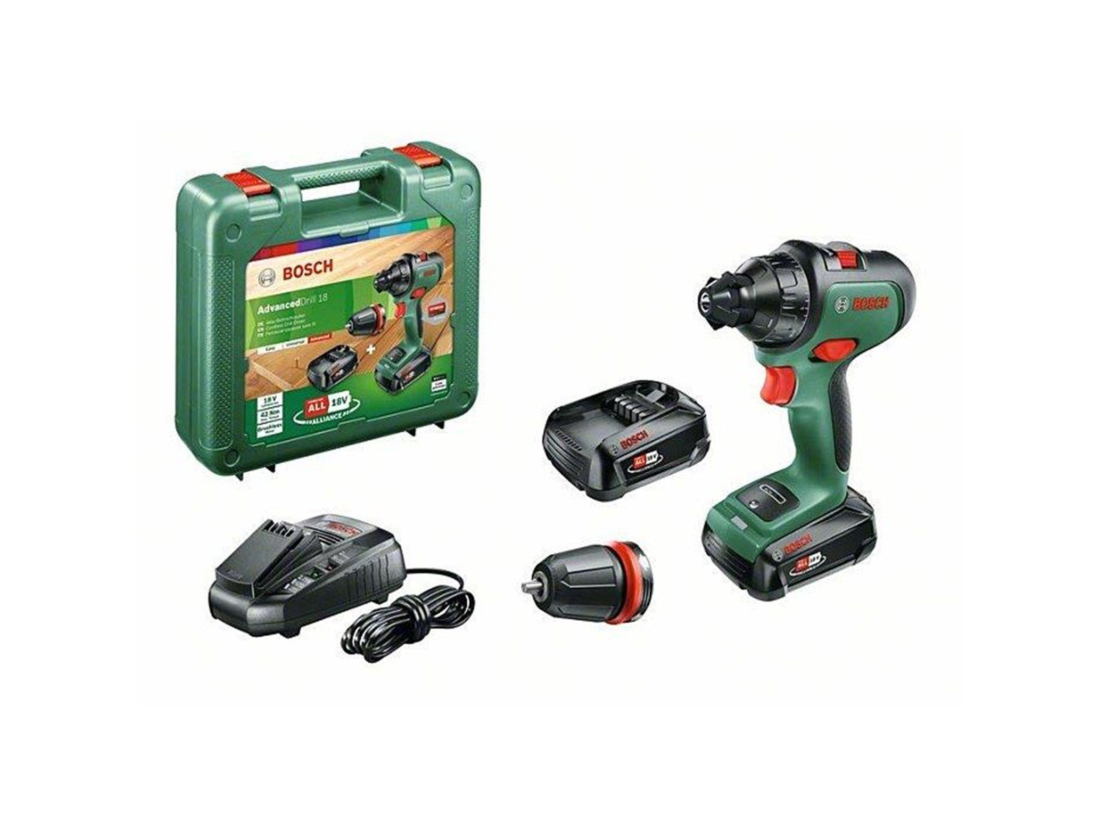 Bosch AKKUBORESKRUEMASKINE ADV 18 2X2.5AH