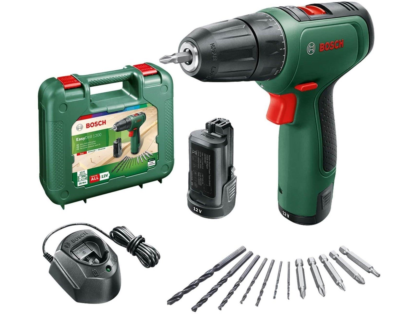 Bosch AKKUSKRUEMASKINE EASY 1200 2X1.5AH