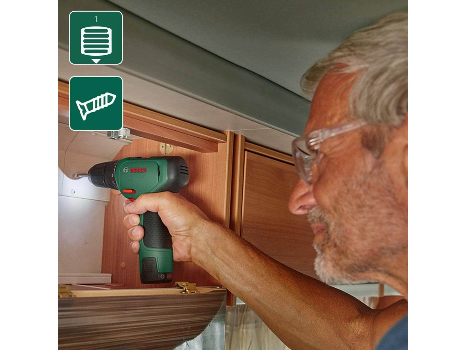 Bosch AKKUSKRUEMASKINE EASY 1200 2X1.5AH