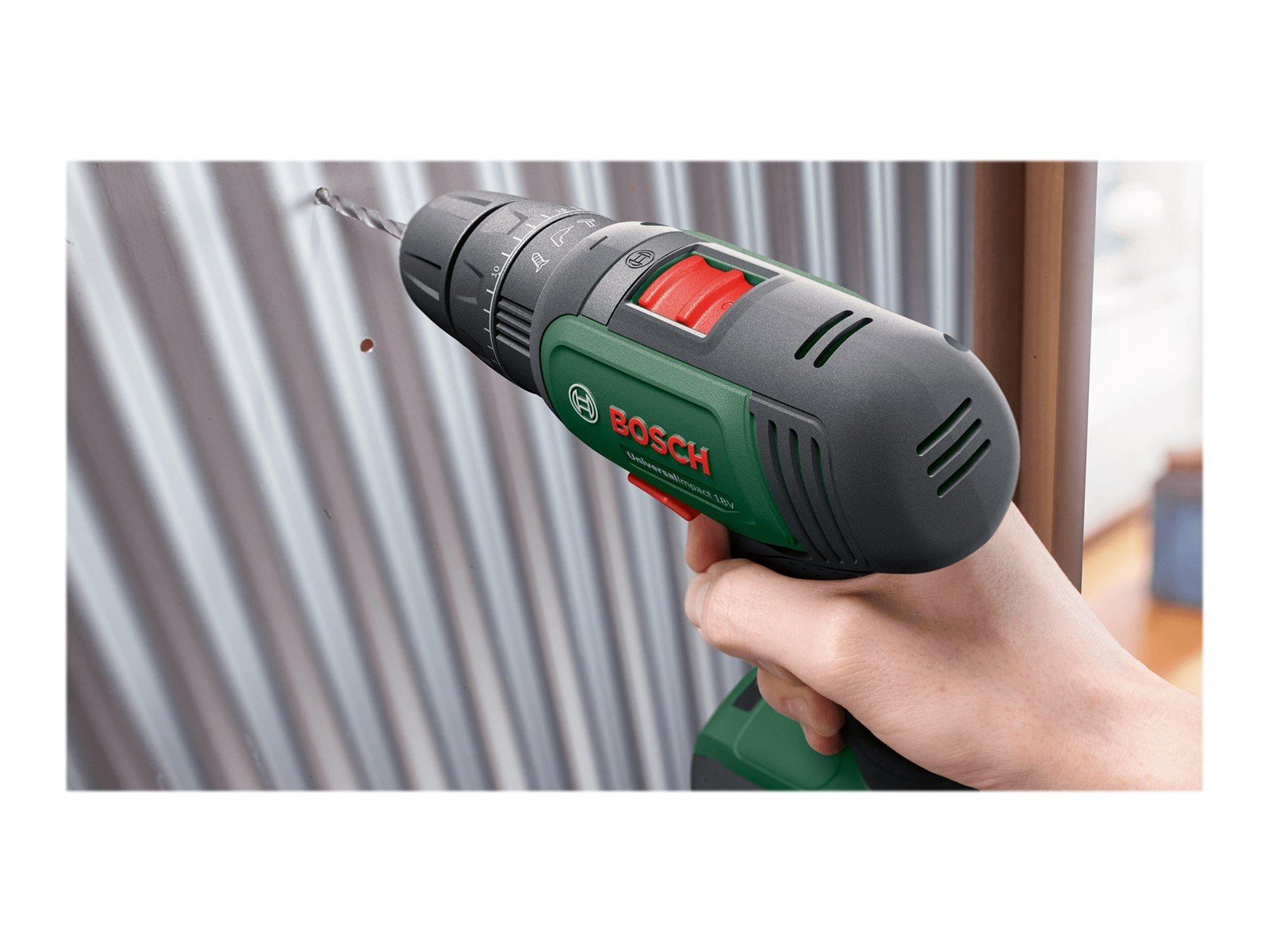 Bosch AKKUSLAGBOREMASKINE UNI IMPACT 18V 2X1.5