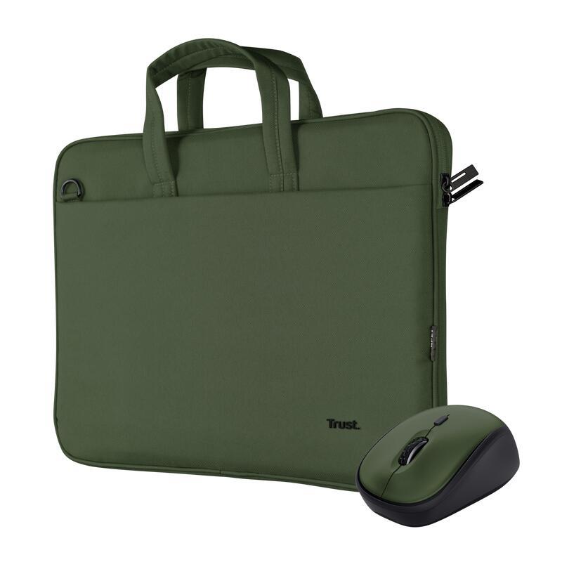 Trust Bologna Laptoptaschen-Maus-Set - Grün