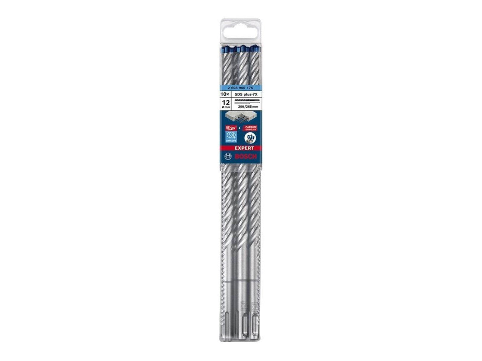 Bosch HAMMERBOR PLUS-7X 12X265MM 10 STK