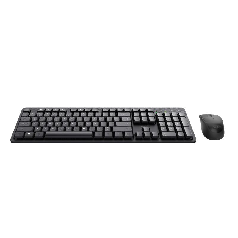 Trust Ody II Stilles kabelloses Tastatur-Maus-Set - Schwarz DE