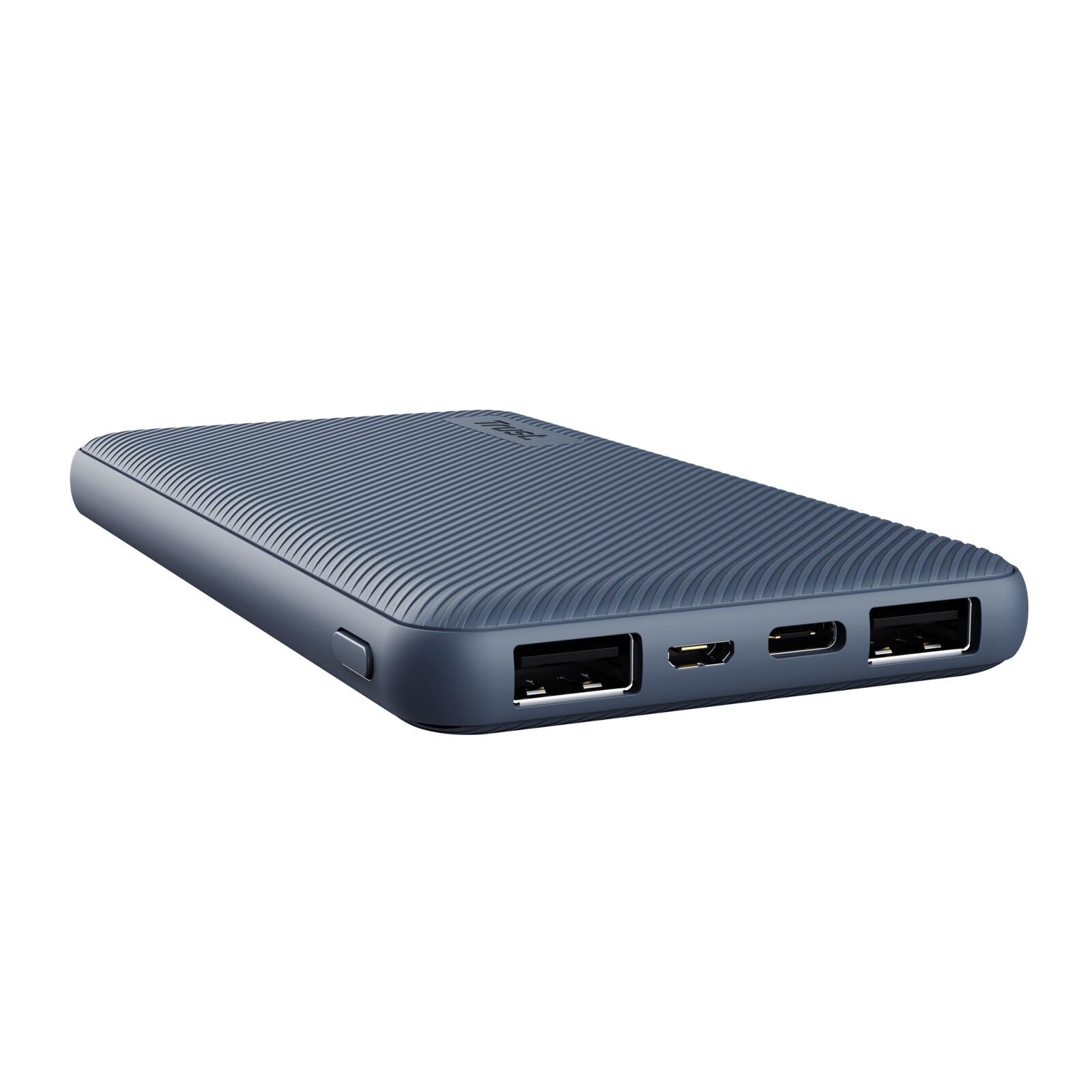 Trust Primo Ultradünne 10.000 mAh Powerbank - Blau