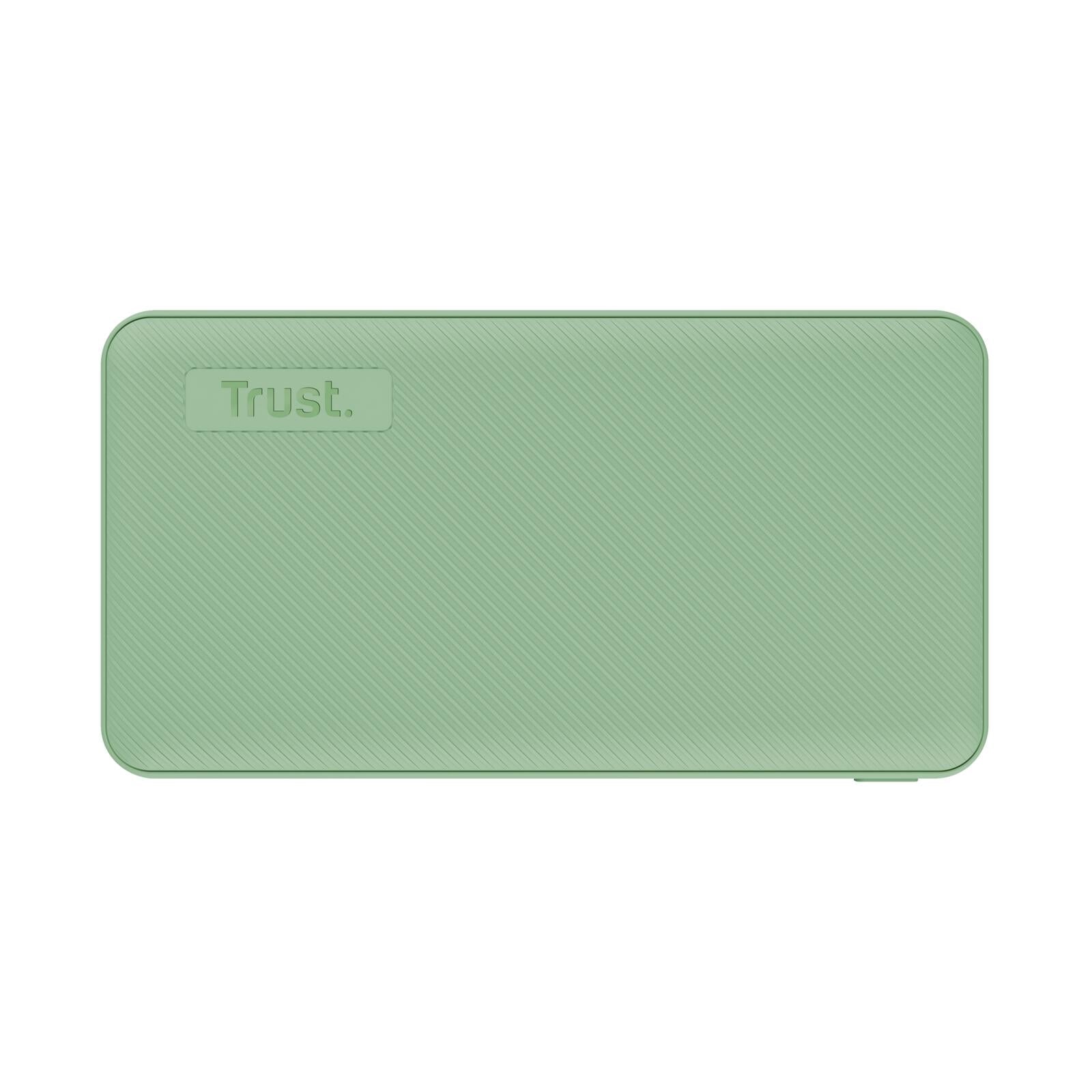 Trust Primo Ultradünne 10.000 mAh Powerbank - Grün