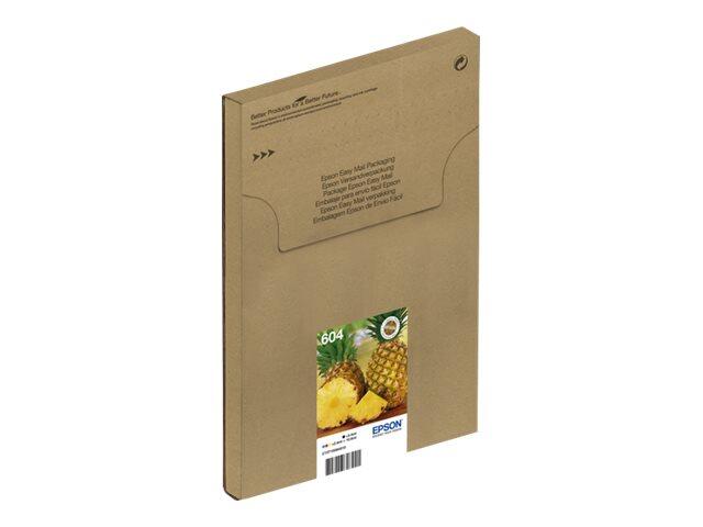 Epson Original Easy Mail Packing 604 Ananas Druckerpatronen - 4er Multipack (C13T10G64510)
