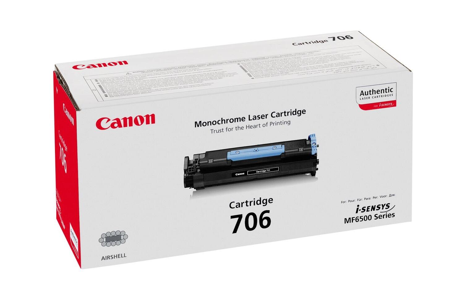 Canon Original Toner 706BK schwarz 5.000 Seiten (0264B002)